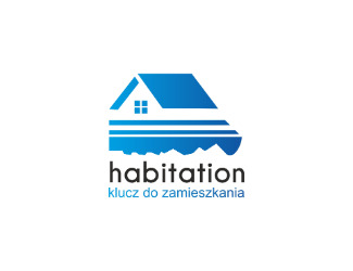 Projekt graficzny logo dla firmy online habitation klucz do zamieszkania